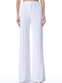 Women Alice and Olivia Dylan High Waisted Wide Leg Pant