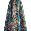 Women Alice and Olivia Earla Vegan Leather Flare Skirt