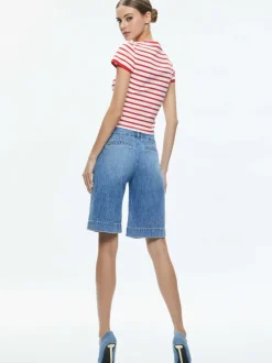 Women Alice and Olivia Eric Low Rise Bermuda Short