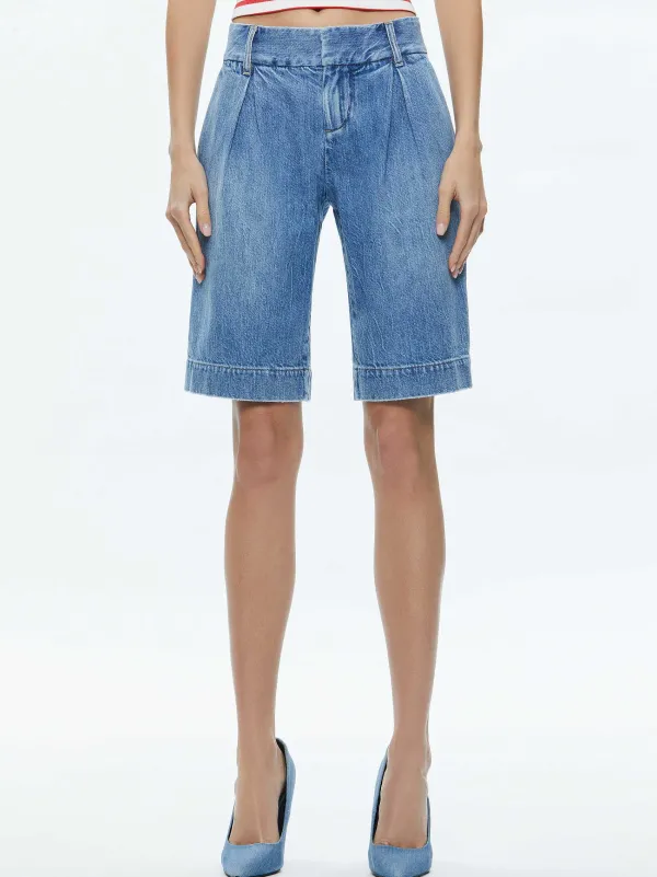 Women Alice and Olivia Eric Low Rise Bermuda Short