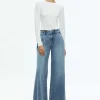 Women Alice and Olivia Eric Low Rise Jean