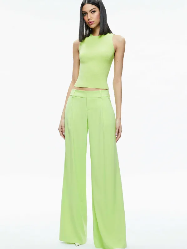 Women Alice and Olivia Eric Low Rise Pant