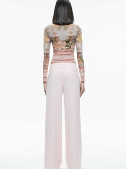 Women Alice and Olivia Eric Low Rise Pant
