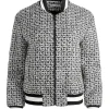 Women Alice and Olivia Felisa Varsity Bomber Jacket