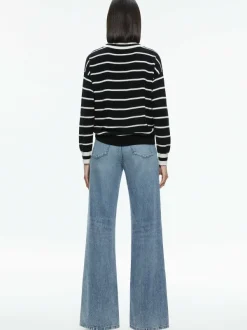 Women Alice and Olivia Fila Crewneck Pullover