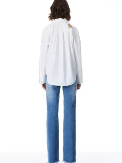 Women Alice and Olivia Finely Heart Embellished Button Down