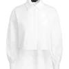 Women Alice and Olivia Finely High-Low Blouse