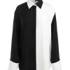 Women Alice and Olivia Finely Oversized Button Down Shirt