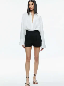 Women Alice and Olivia Finely Oversized Button Down Shirt