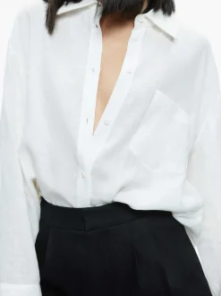 Women Alice and Olivia Finely Oversized Button Down Shirt