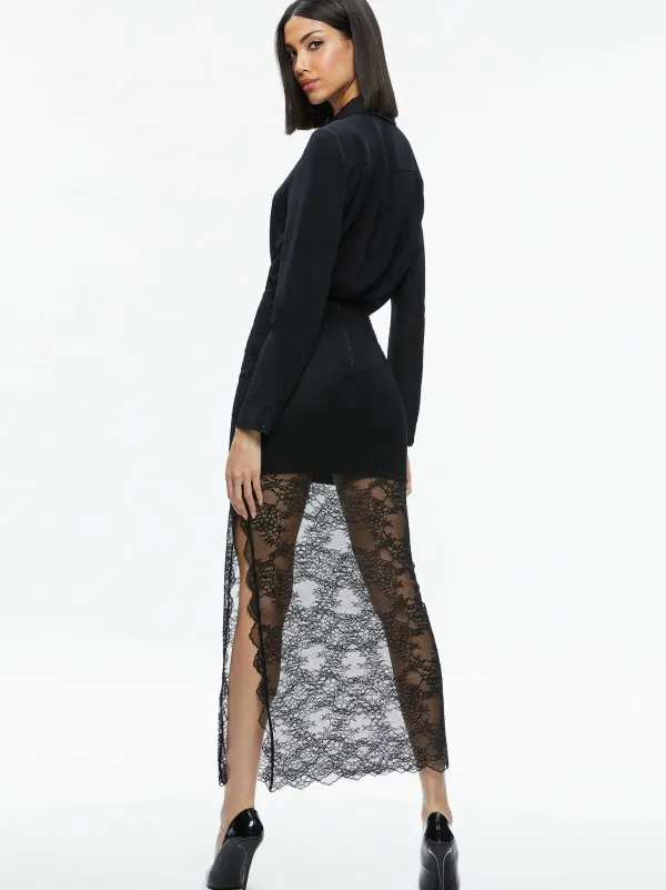 Women Alice and Olivia Iyanna Lace Maxi Skirt