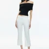 Women Alice and Olivia Janis Low Rise Cropped Flare Pant