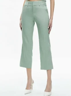 Women Alice and Olivia Janis Low Rise Cropped Flare Pant