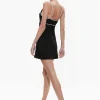 Women Alice and Olivia Julienne Embellished V-Neck Mini Dress