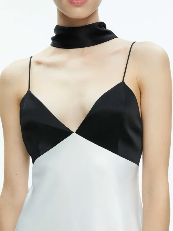 Women Alice and Olivia Julienne V-Neck Mini Dress