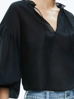Women Alice and Olivia Julius Voluminous Blouson Sleeve Blouse