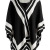 Women Alice and Olivia Kamala Stripe Poncho