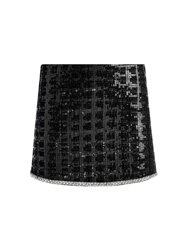 Women Alice and Olivia Kidman Sequin Tweed Jacket + Rubi Sequin Tweed Mini Skirt