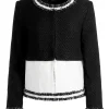 Women Alice and Olivia Kidman Two-Fer Tweed Jacket