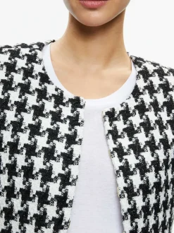 Women Alice and Olivia Kidman Two-Fer Tweed Jacket