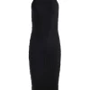 Women Alice and Olivia Lalita Side Snap Midi Dress