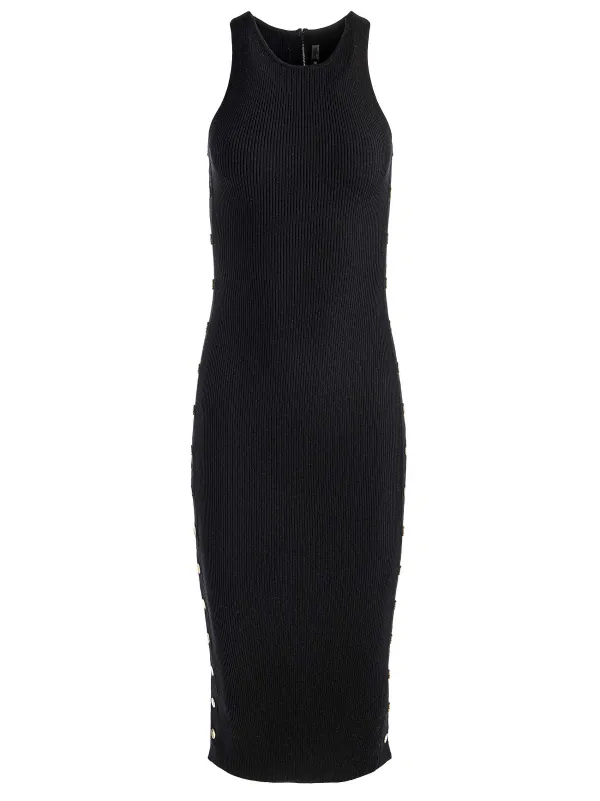 Women Alice and Olivia Lalita Side Snap Midi Dress