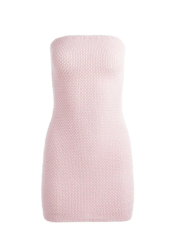 Women Alice and Olivia Leia Strapless Embellished Mini Dress