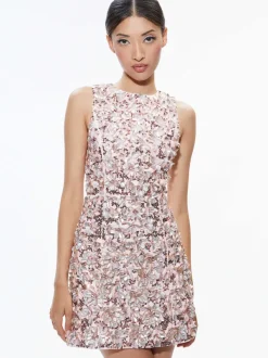 Women Alice and Olivia Lindsey Embellished Mini Gown