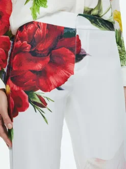 Women Alice and Olivia Livi Mid Rise Trouser