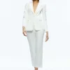 Women Alice and Olivia Macey Slit Sleeve Blazer