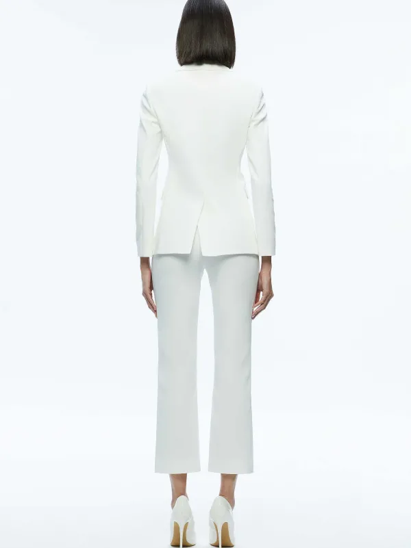 Women Alice and Olivia Macey Slit Sleeve Blazer