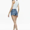 Women Alice and Olivia Maggie Mid Rise Vintage Shorts