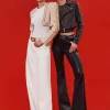 Women Alice and Olivia Maira Cropped Jacket With Chain Trim