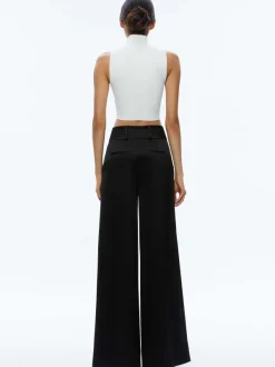 Women Alice and Olivia Mame High Rise Wide Leg Pant