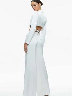 Women Alice and Olivia Mame High Rise Wide Leg Pant