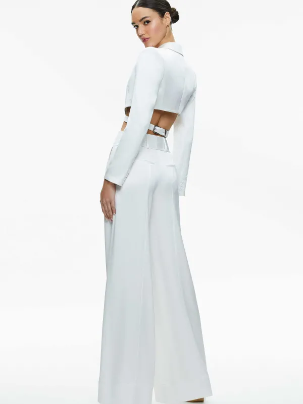 Women Alice and Olivia Mame High Rise Wide Leg Pant