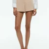 Women Alice and Olivia Mara Crossover Waistband Clean Short