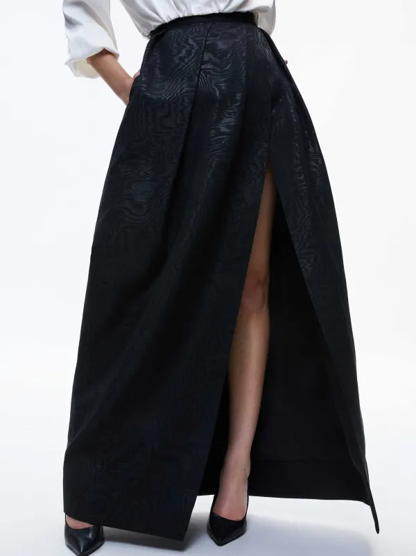 Women Alice and Olivia Margarite Pleated Ballgown Skirt