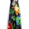 Women Alice and Olivia Massie Tie Strap Printed Gown