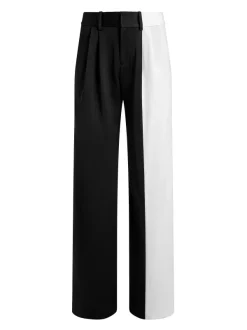 Women Alice and Olivia Meri Color Block Blazer Top + Pompey Color Block Pant