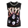 Women Alice and Olivia Miller Embellished Muscle Tank