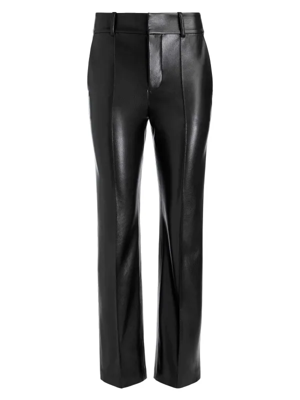 Women Alice and Olivia Ming Vegan Leather Ankle Pant
