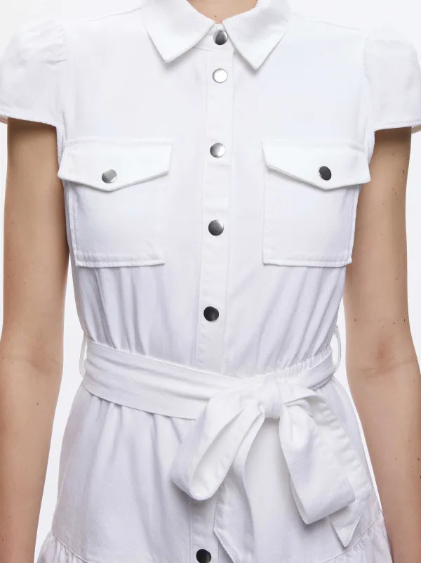 Women Alice and Olivia Miranda Mini Denim Dress
