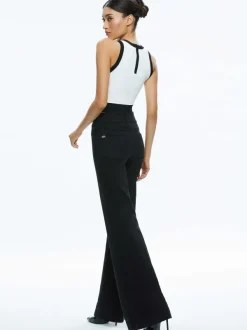 Women Alice and Olivia Missa 5 Pocket High Rise Wide Leg Jean