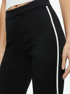 Women Alice and Olivia Mya Contrast Piping Fitted Blazer + Princess Contrast Piping Pant
