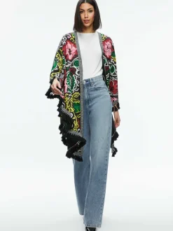 Women Alice and Olivia Nadine Embellished Shawl