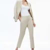 Women Alice and Olivia Nicky Chino Waistband Slim Ankle Pant