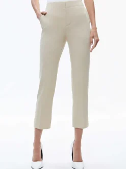Women Alice and Olivia Nicky Chino Waistband Slim Ankle Pant