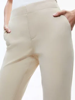 Women Alice and Olivia Nicky Chino Waistband Slim Ankle Pant