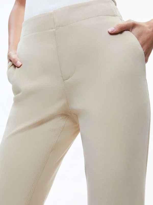 Women Alice and Olivia Nicky Chino Waistband Slim Ankle Pant